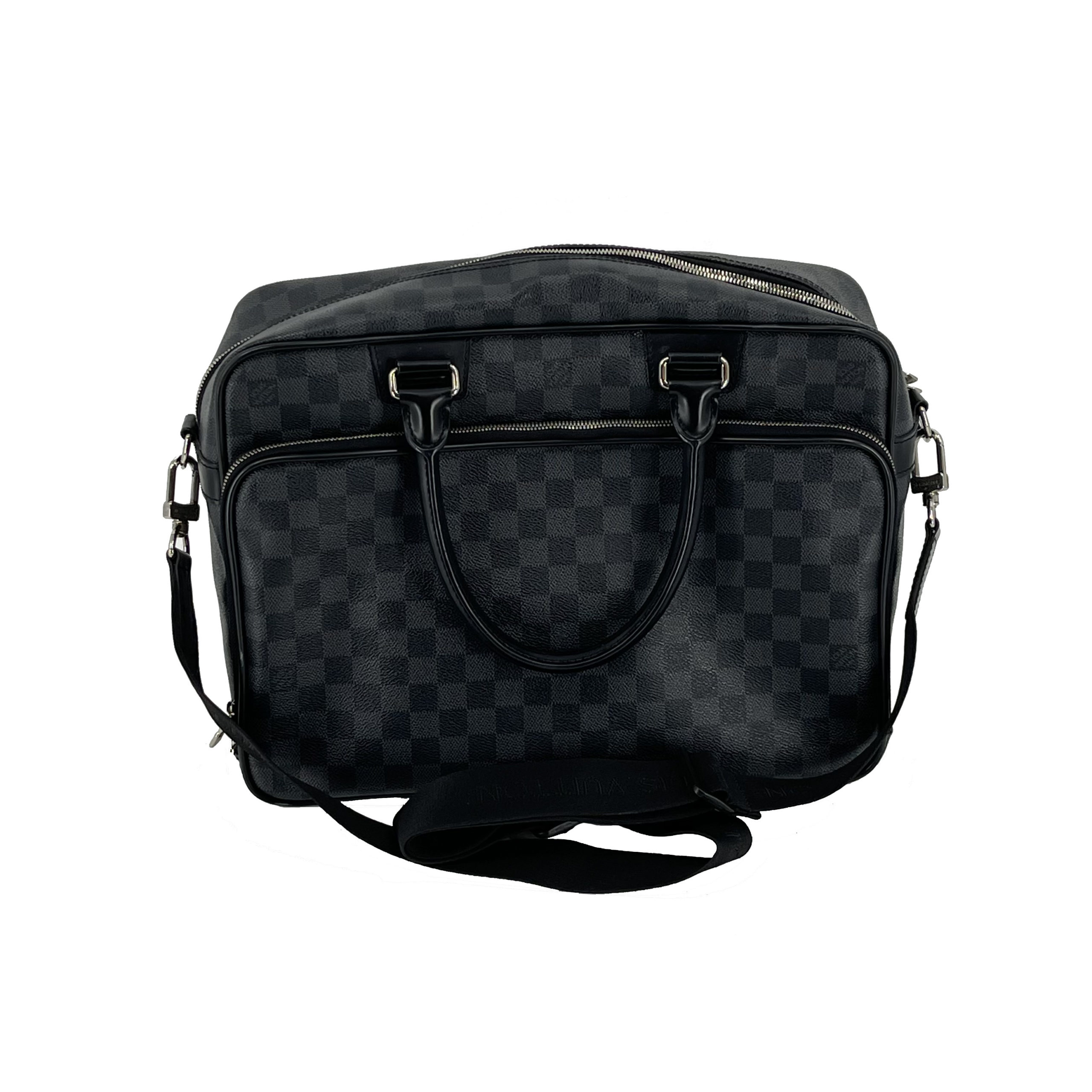 Louis Vuitton Damier Graphite Icare Laptop Bag - Black Messenger