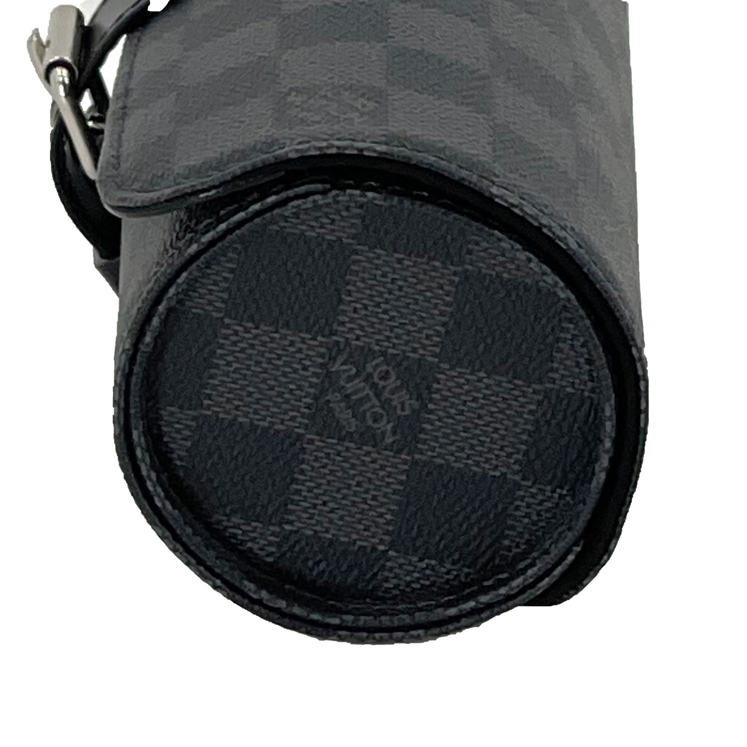Louis Vuitton Damier Graphite 3 Watch Case - Black Travel